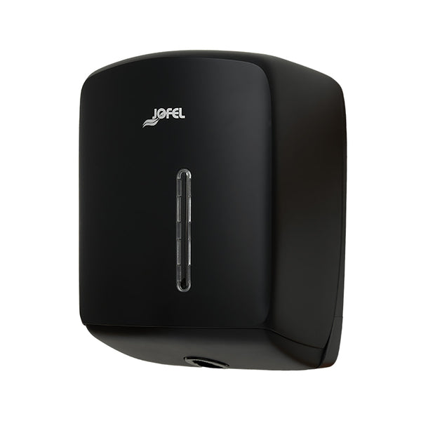 Jofel Timeless Recycled Black ABS Wick Paper Dispenser