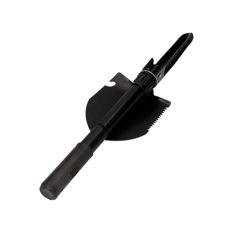 Multifunctional Folding Mini Shovel Made of Black Steel 9.5x41.5cm