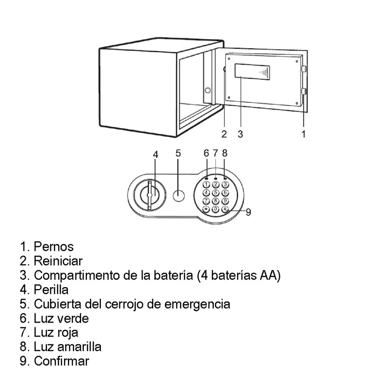 Reinforced Safe 31x20x20cm