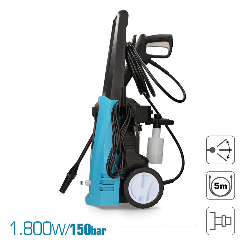 High Pressure Washer 1800W 150 Bar 34.4X29.3X77.45Cm Koma Tools