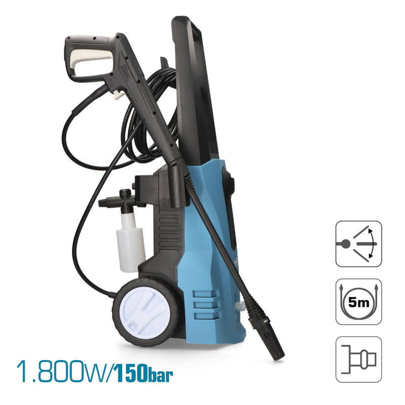 High Pressure Washer 1800W 150 Bar 34.4X29.3X77.45Cm Koma Tools