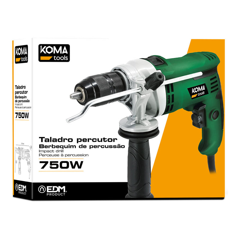 Hammer Drill 750W 12X31.5X22Cm Koma Tools