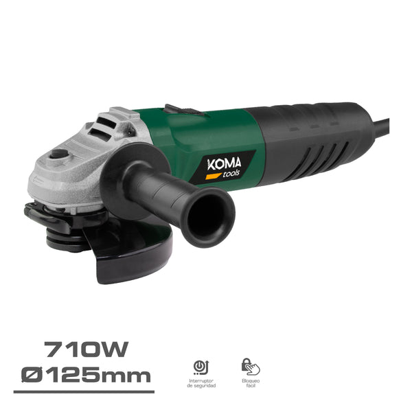 Angle Grinder Ø125Mm 710W With Case