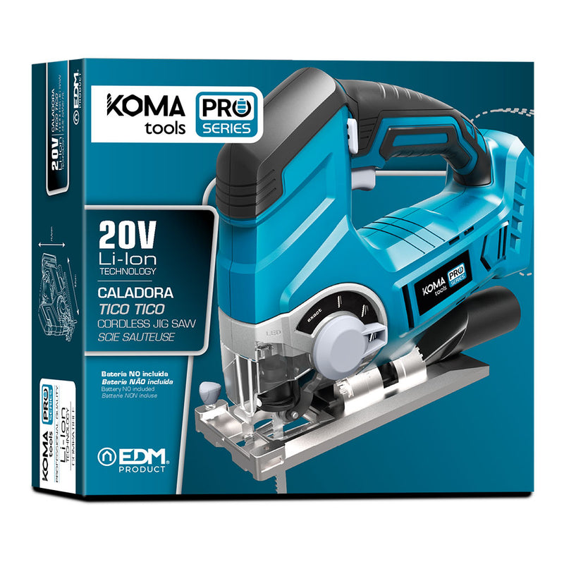 20V Jigsaw (Without Battery or Charger) 23x21.5cm Koma Tools