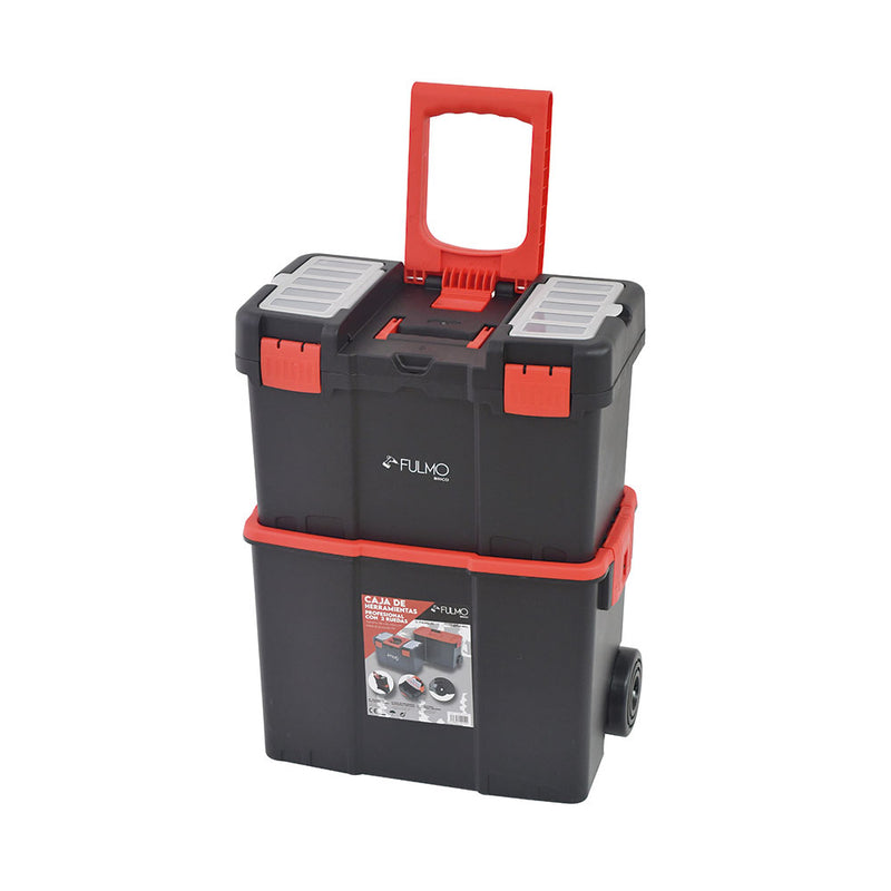 Caja De Herramientas Profesional Con Ruedas (Trolley) Fulmo