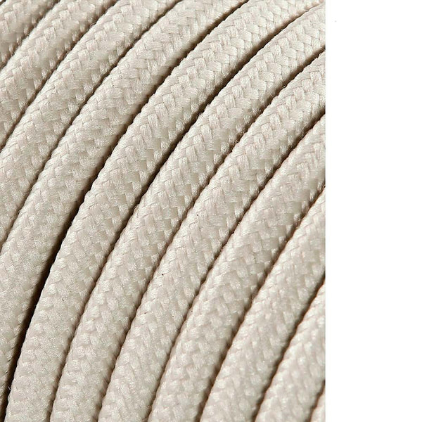 Tubulaire Cord Cable 2X0.75Mm C15 Beige 5M