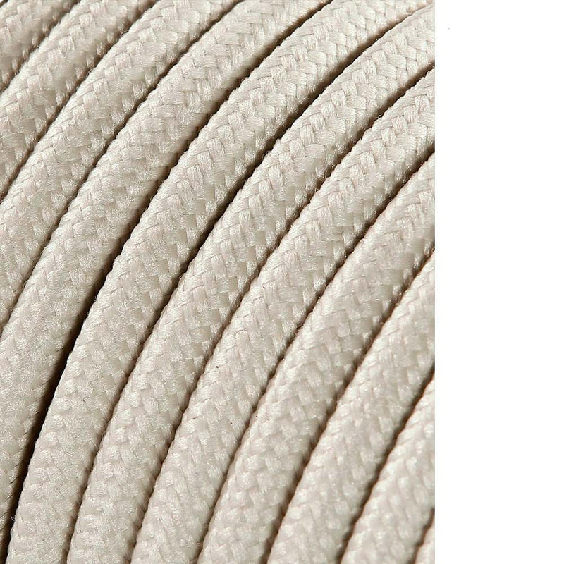 Cable Cordon Tubulaire 2X0,75Mm C15 Beige 5M