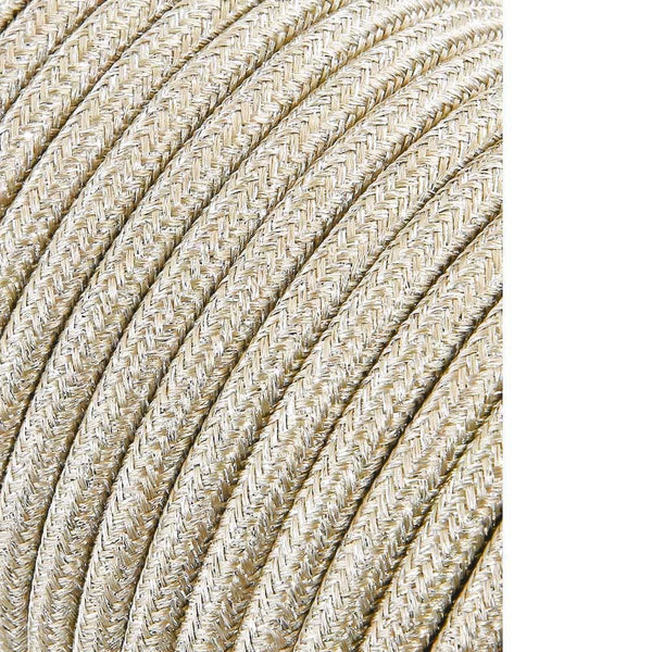 Tubulaire Cord Cable 2X0.75Mm C15 Beige 25M