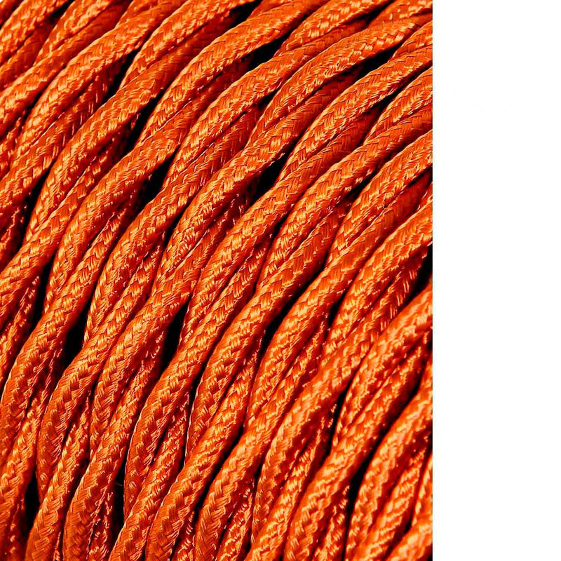 Braided Textile Cable 2X0.75Mm C-12 Gold Silk 25M