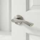 Manilla Ola modelo '130' de aluminio con Roseta Redonda para puertas