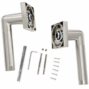 Manilla modelo '140A' con Roseta Cuadrada para puertas de interior