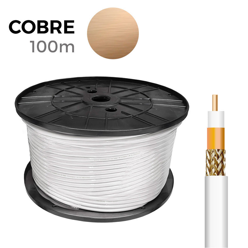 100% Copper Shielded Coaxial Cable Edm Euro/M