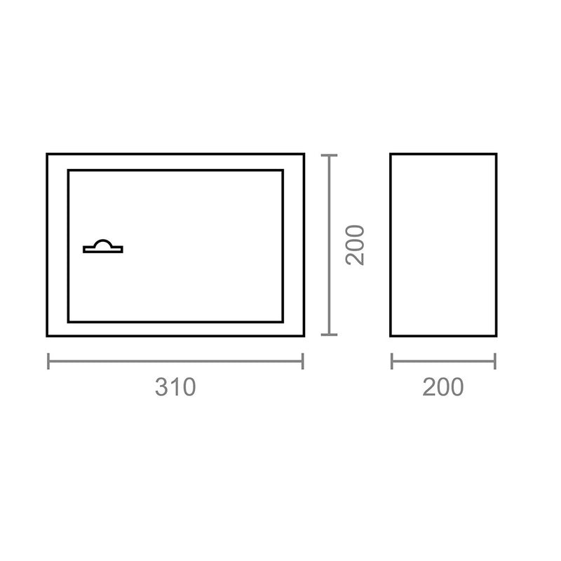 Key Safe Box 310x200x200mm Cfc5 Ne 13387 Micel