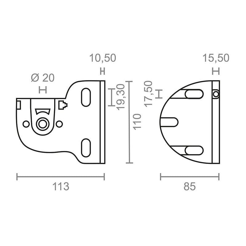 Awning Shaft Support Set Tld03 92545 Micel