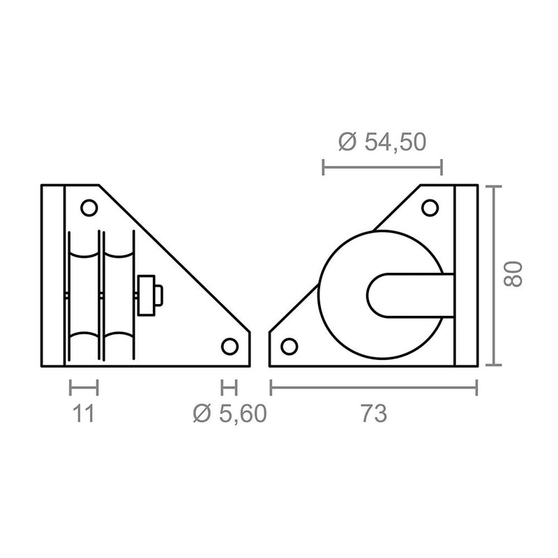 Polea Lateral Pergola Tld20 92581 Micel