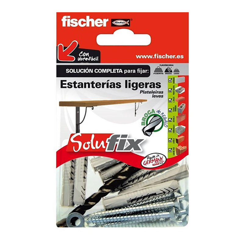 Fischer Solufix 502685 Light Shelving Fixing Kit