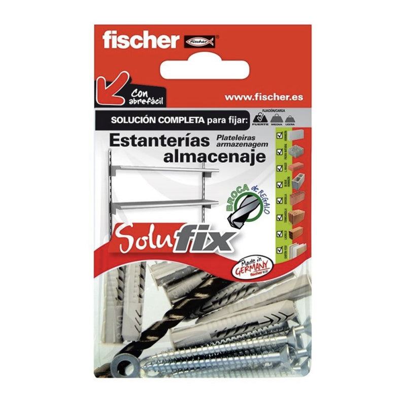 Fischer Solufix 502684 Storage Shelving Fixing Kit