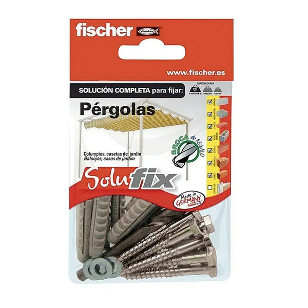 Kit Fijación Pergolas 568680 Solufix Fischer