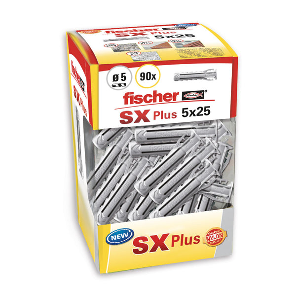 Taco Sx Plus  Ø5X25Mm Diy 90 Unid, 568711 Fischer