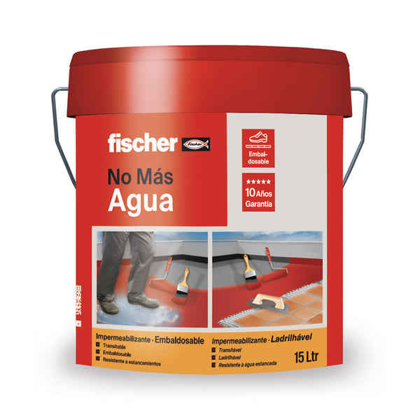 Terracotta Tile Waterproofing 15L 564134 Fischer