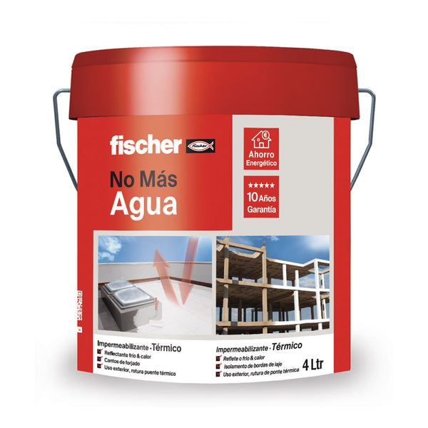 White Thermal Tile Waterproofing 4L 564318 Fischer