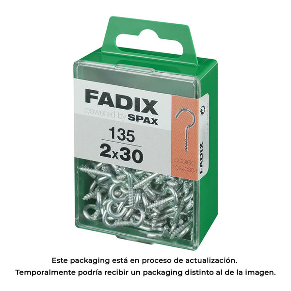 Box M 135 Units, Open Female Zinc 2.0x30mm Fadix