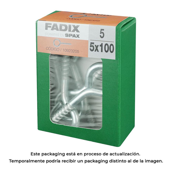 Caja M 5 Unid, Hembrilla Cerrada Cinc 5,0X100Mm Fadix