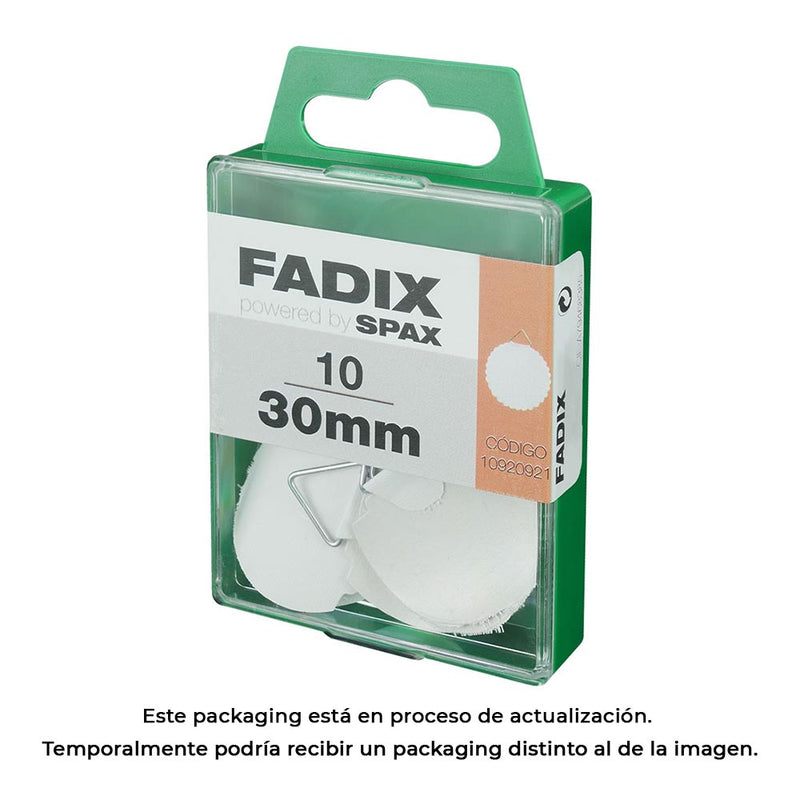 Box M 10 Units, Self-Adhesive Pendant 30Mm Fadix