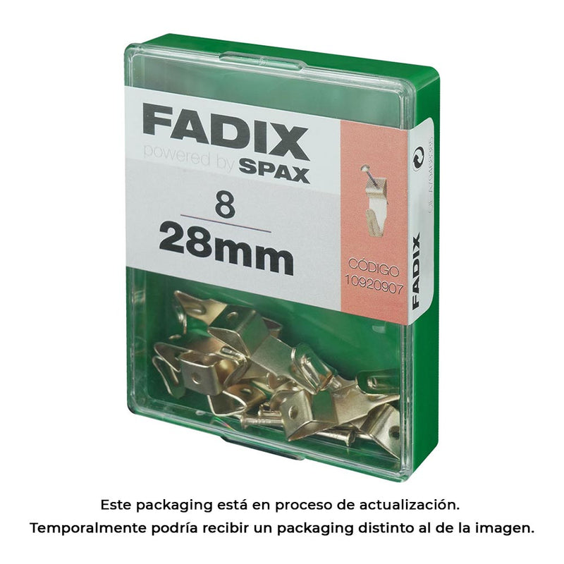 Box M 8 units, Hansafix picture hangers 28mm Fadix