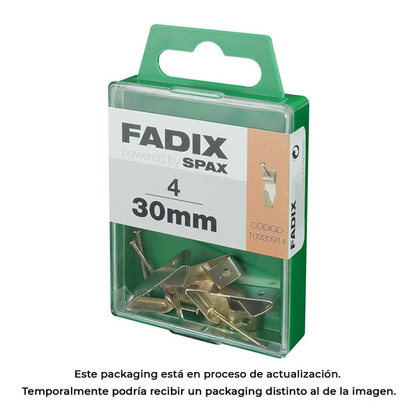 Box M 4 Units, Hansafix 30mm Fadix Picture Hangers