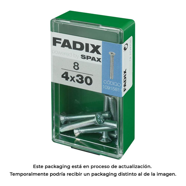 Box S 8 Units, Metric Screw Cp M 4X30Mm Fadix