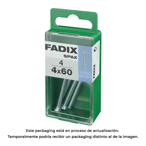 Box S 4 Units, Metric Screw Cp M 4X60Mm Fadix