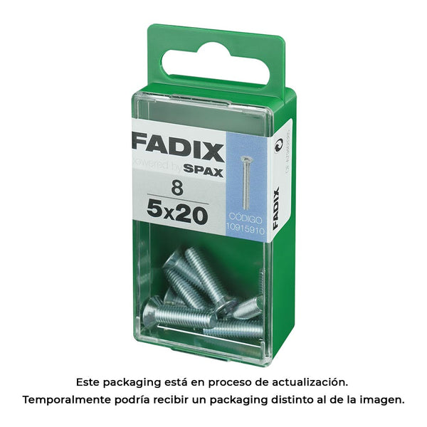 Caja S 8 Unid, Tornillo Metrica Cp M 5X20Mm Fadix