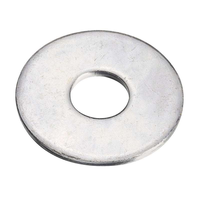 Box L 100 Units, Wide Flat Washer Zinc 3.2x9mm Fadix