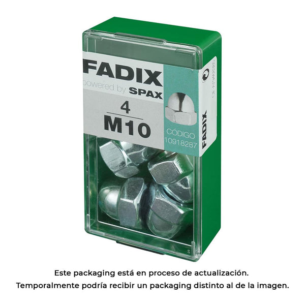 Box S 4 Units, Blind Nut Zinc M 10 Fadix