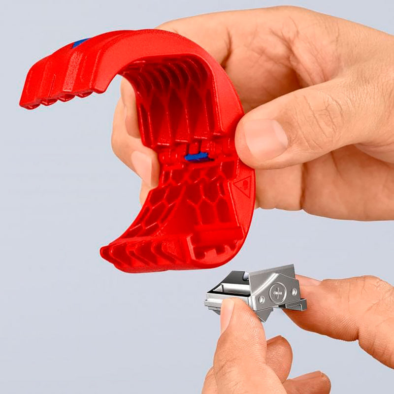 Bix® Pipe Cutter for Plastic Pipes and Sealing Sleeves 902210B Knipex