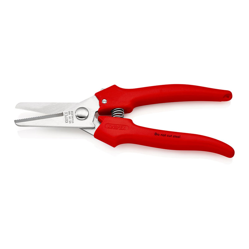 Knipex 9505190 Plastic Coated Universal Scissors Polished 190mm