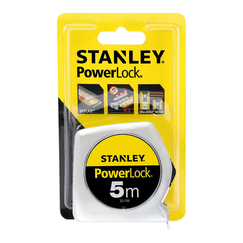 Powerlock Classic Flexometer 5M X 19Mm 0-33-194 Stanley