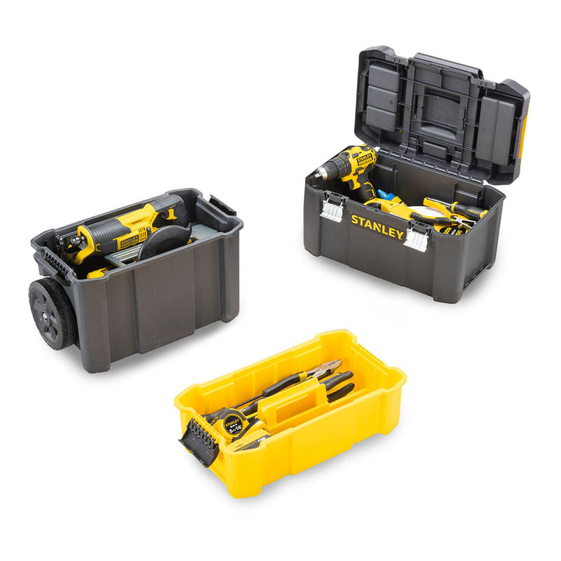 Stanley Stst1-80151 Essential 3-in-1 Mobile Workshop with Metal Closures