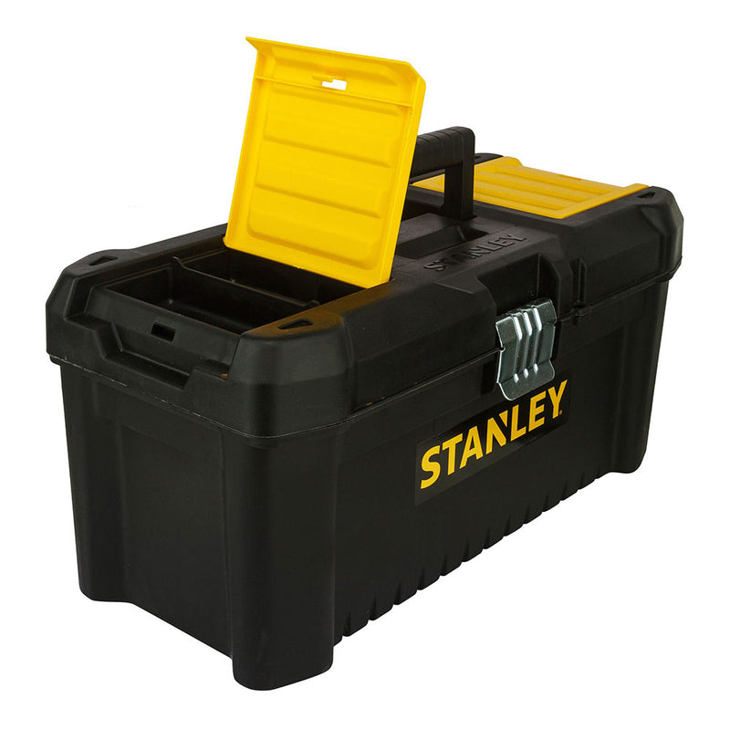 Stanley 16"/40cm Plastic Tool Box With Metal Latch Stst1-75518