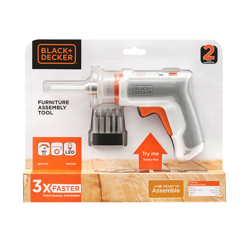 S,Of, Kit: Atornillador Hexdriver 3,6V + Aspirador De Mano 3,6V Bcknvcrta01-Qw Black & Decker