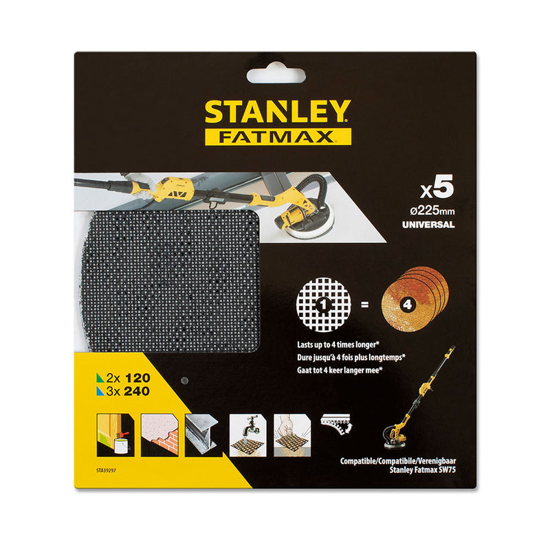 Sandpaper For Model 19455 Ø225Mm, Sta39297-Xj Stanley