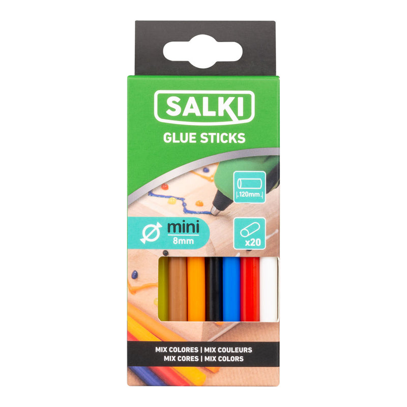 Glue Sticks Decoration And Hobby Ø8X120Mm Mix Colors 20431088 Salki