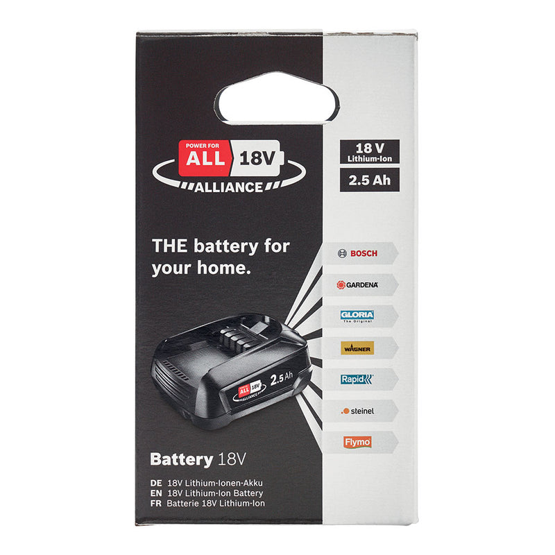 Battery 2.5Ah 18V Bosch P4A 5001518