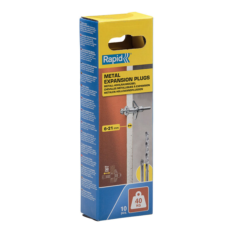 Blister 10 Unidades Taco De Expansión Metálico Ø11X52 Tornillo M5X63 5001550 Rapid