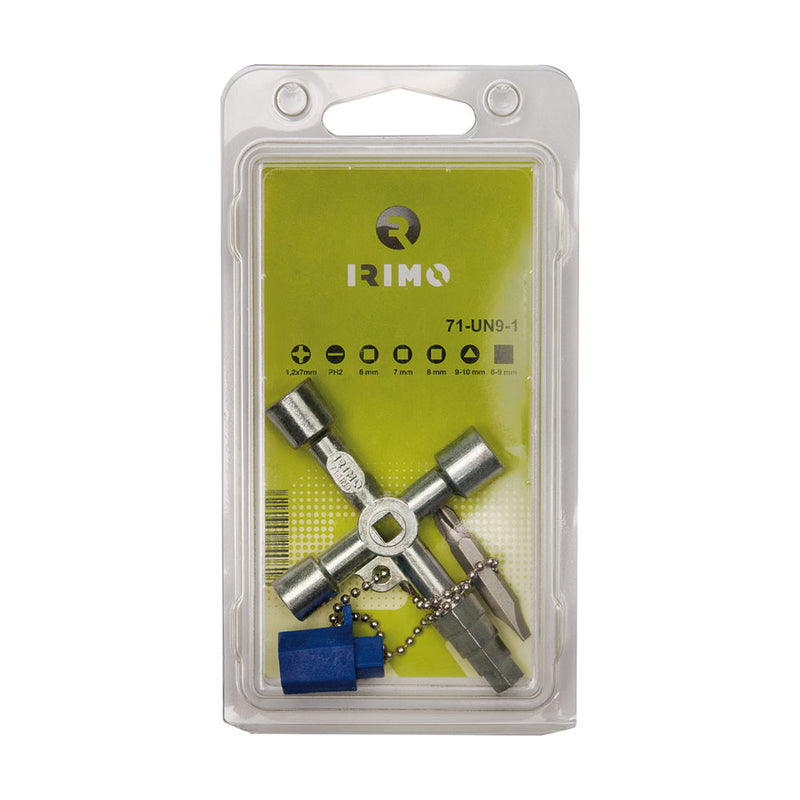 Universal wrench 9 in 1 71-un9-1 irimo