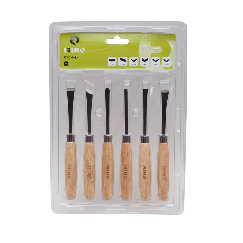 Set of 6 806-6-b irimo carving tools