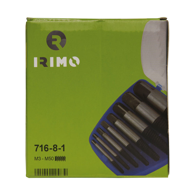 Set of 8 stud extractors (1420-1421-1422-1423-1424-1425-1426-1427) 716-8-1 irimo