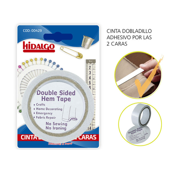 Blister Pack of 2-Sided Hem Tape Hidalgo