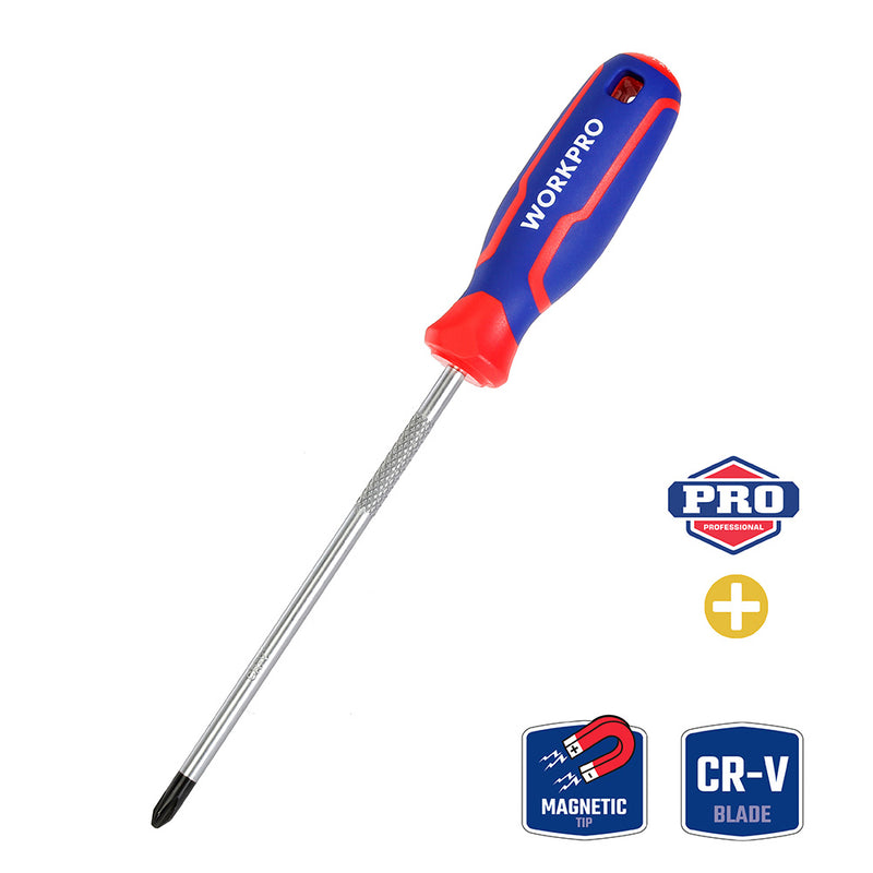 Phillips Screwdriver Ph0 X 75 Mm Workpro